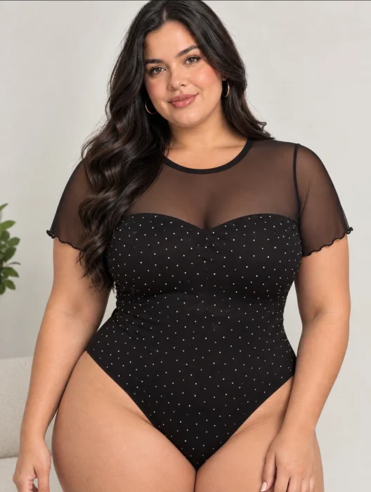 Body Stras con Tul