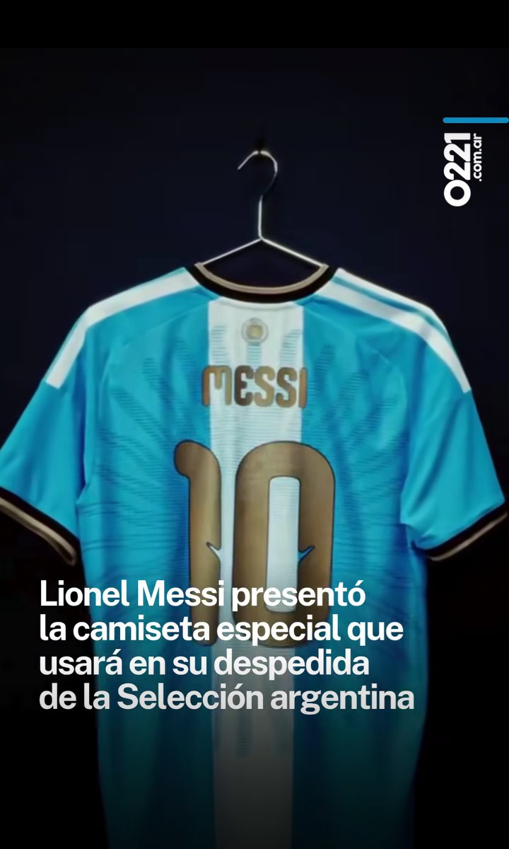 Camiseta de Messi Escudo Bordado - Imagen 2