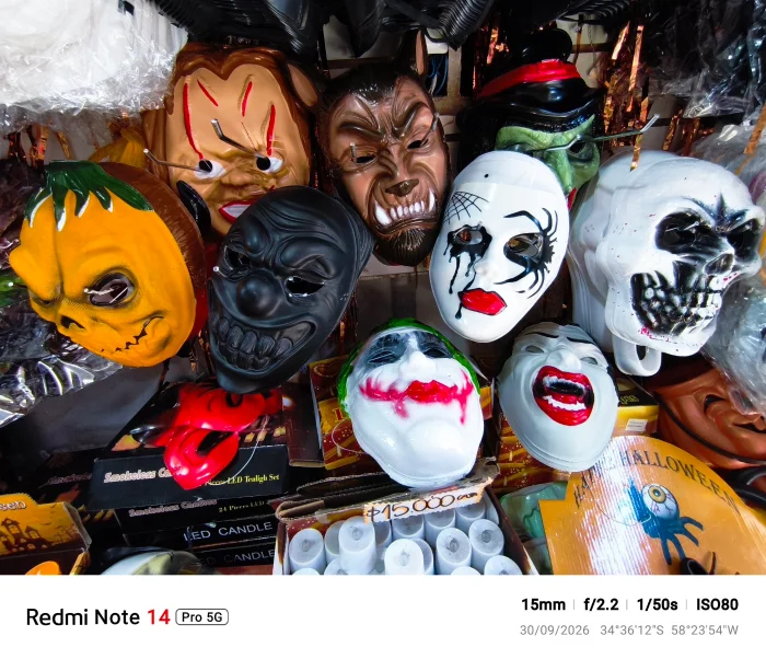 Máscaras Plastico Halloween