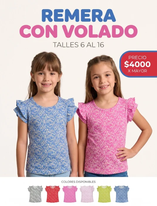 Remera Floreada