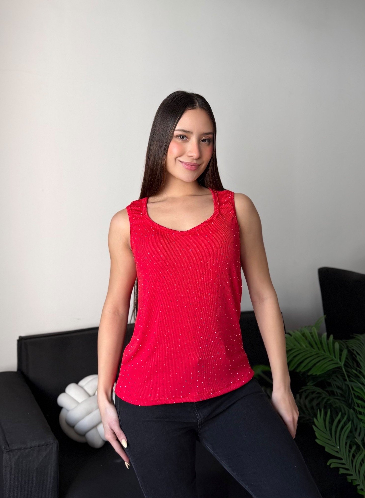 Musculosa Morley Strass - Mar - Imagen 5