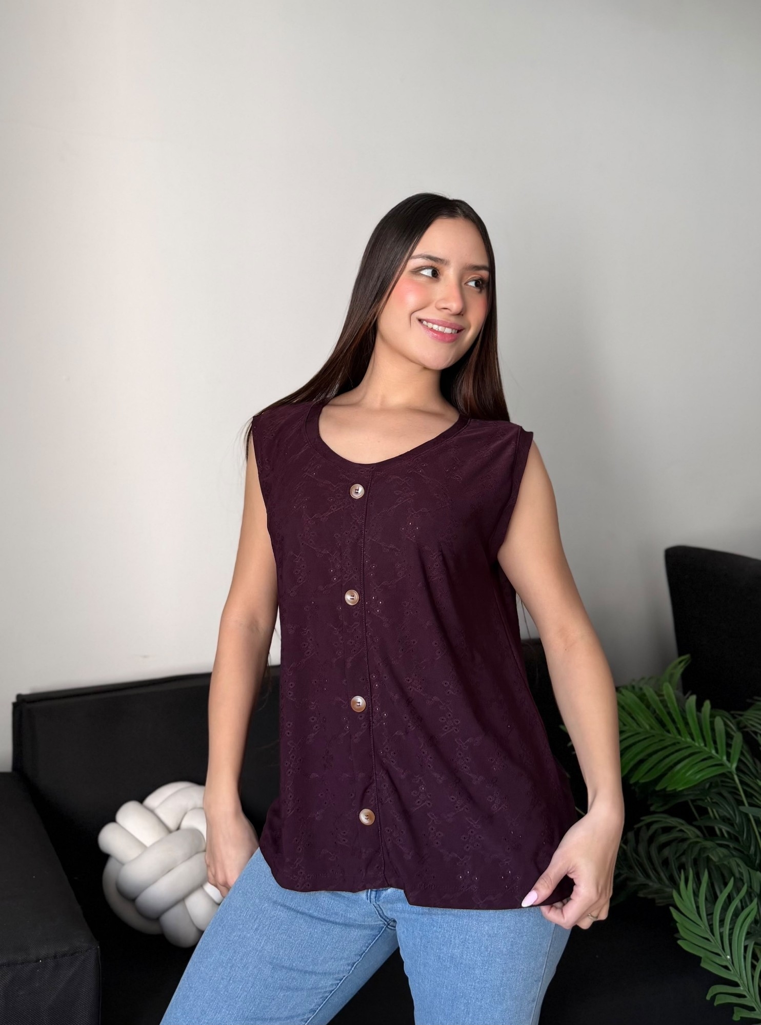 Remeron Musculosa Broderie - Tiana - Imagen 3