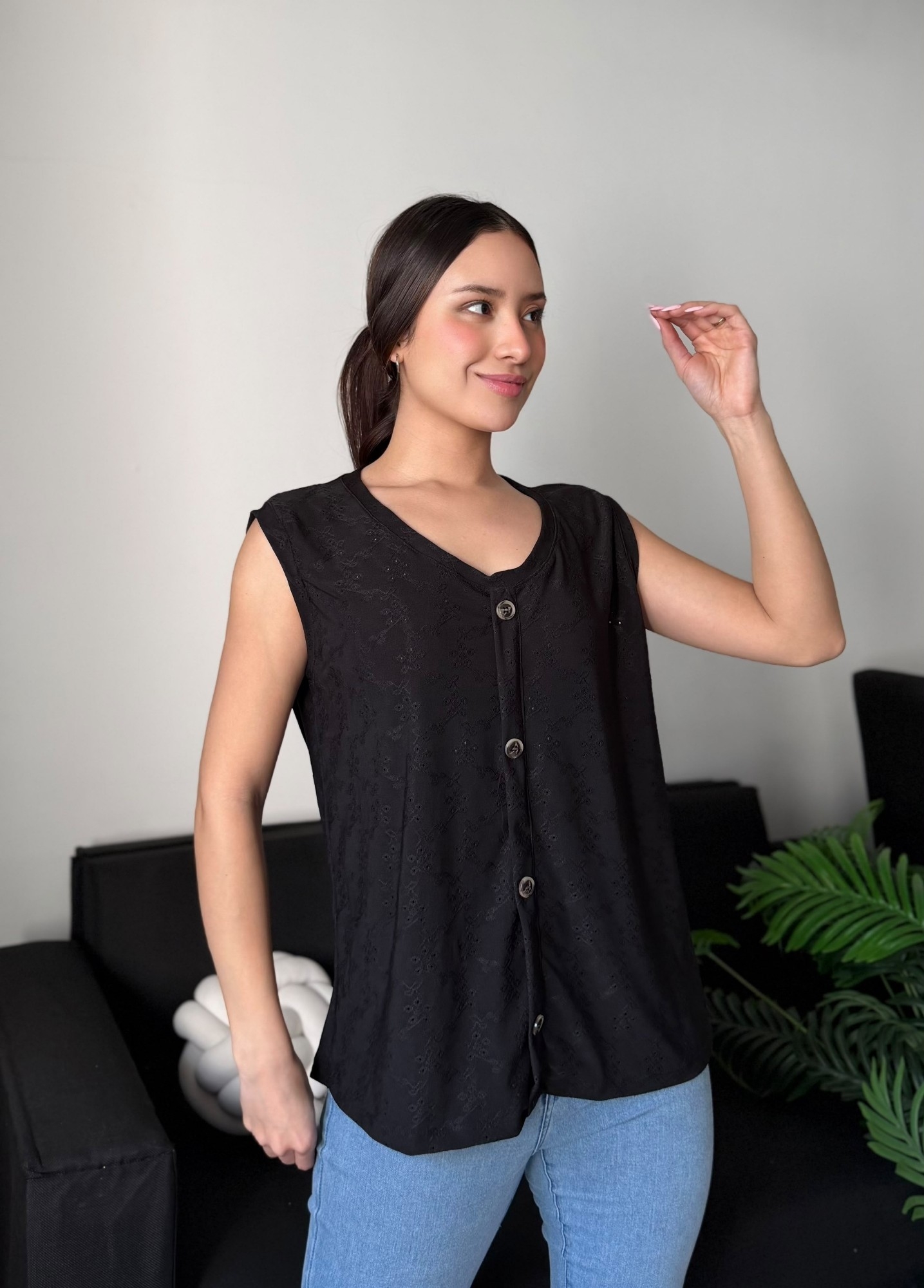 Remeron Musculosa Broderie - Tiana - Imagen 9