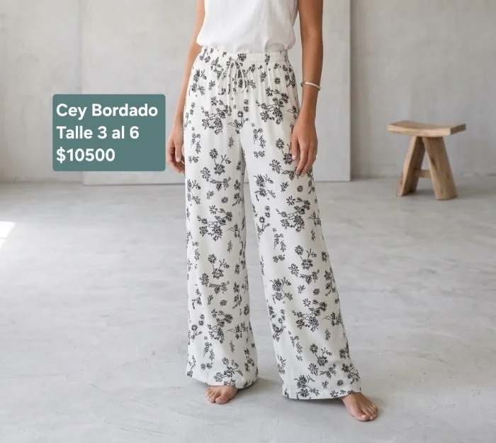 Pantalon Cey Bordado