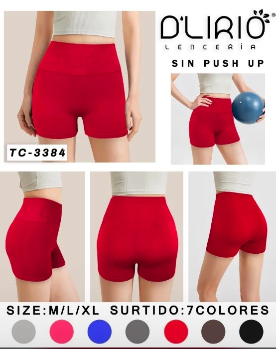 Short Colores Liso sin Frunce Marca Delirio