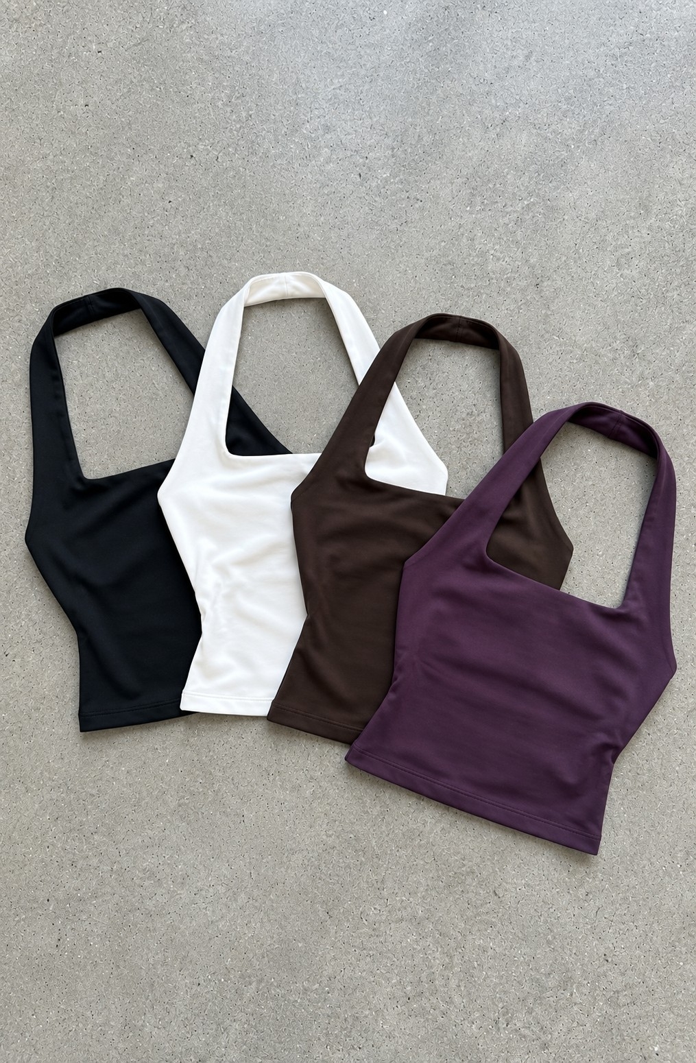 Top Escote Cuadrado Halter al Cuello Microfibra Lycra - Imagen 4