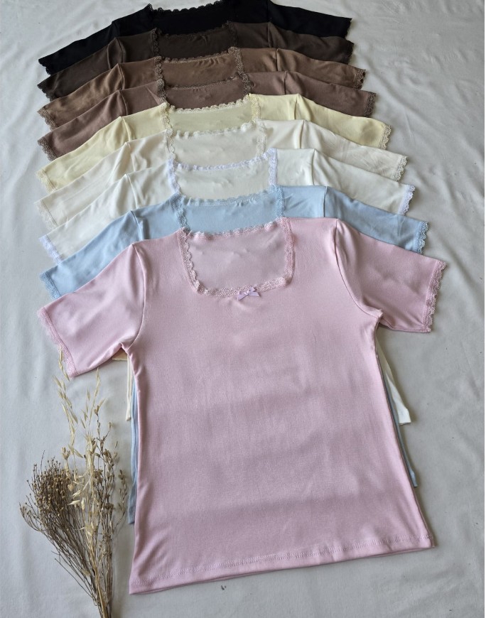 Remera con Puntilla - Imagen 2