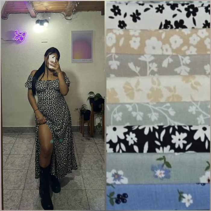 Vestido Mónaco (estilo Corset) Poplin