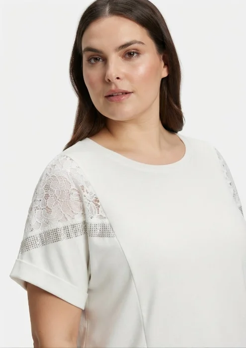 Remera de Algodón con Brillo