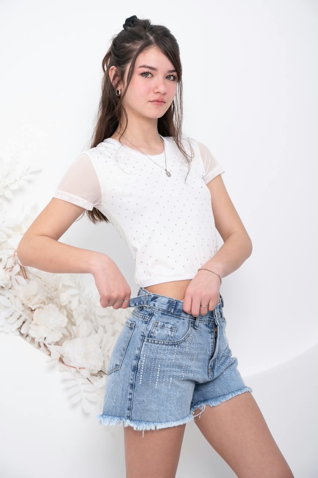 Short Tiro Medio Nena - Imagen 4