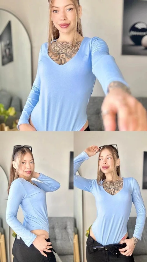 Body Escote V Cuello Escotado Modal - Imagen 1