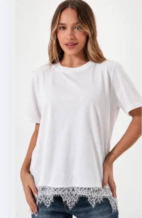 Remeron Algodón  con Puntillas