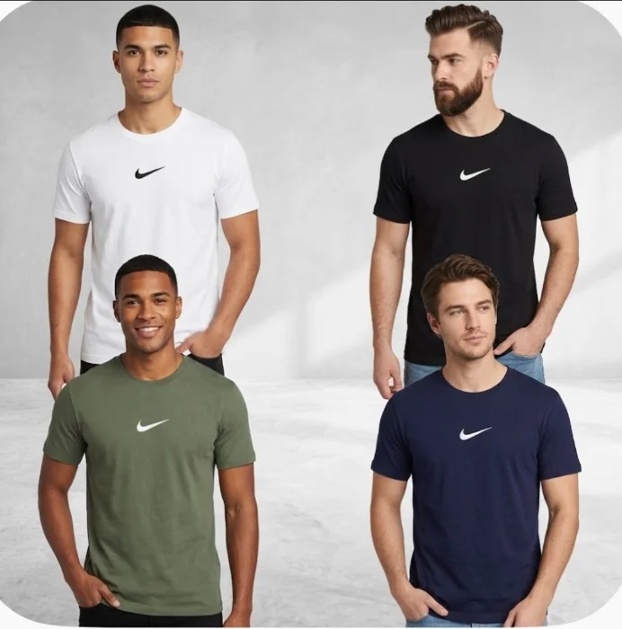 Remera Marca Nk Bordadas