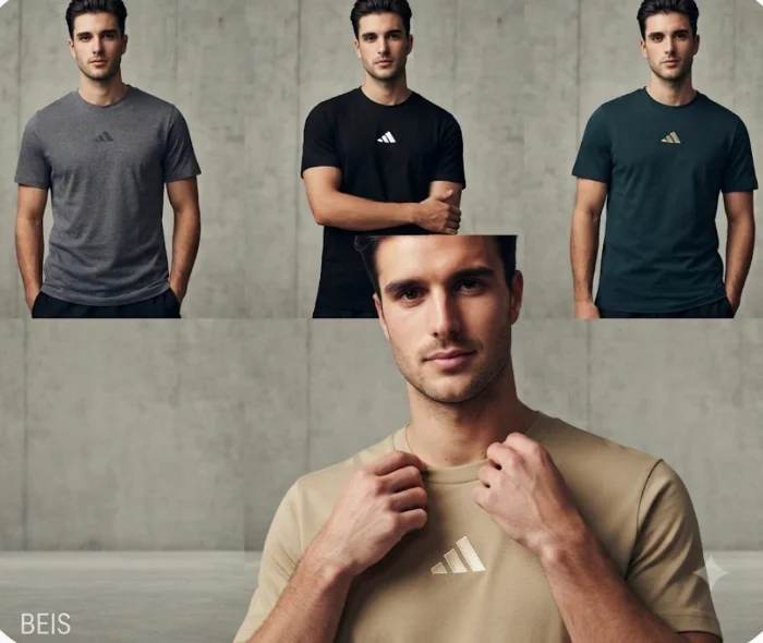 Remeras Adi Bordadas