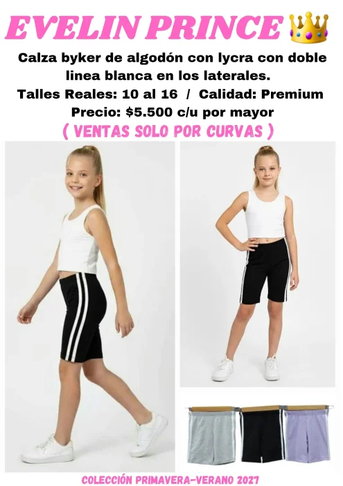 Calza Byker con Doble Linea
