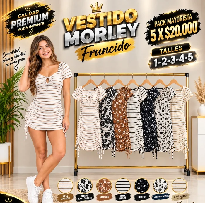 Vestido Morley Fruncido