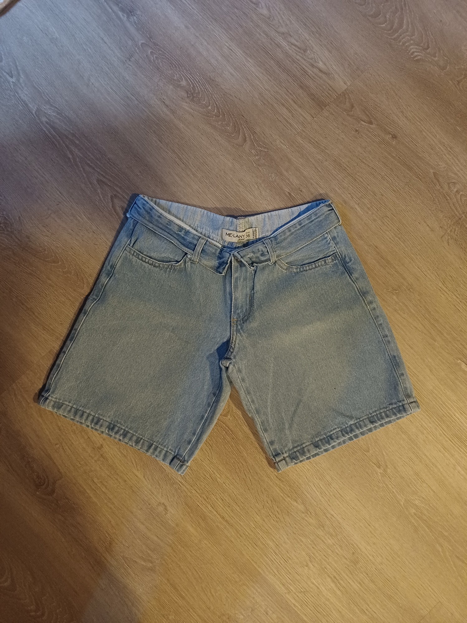 Bermuda Denim Tiro bajo - Imagen 2
