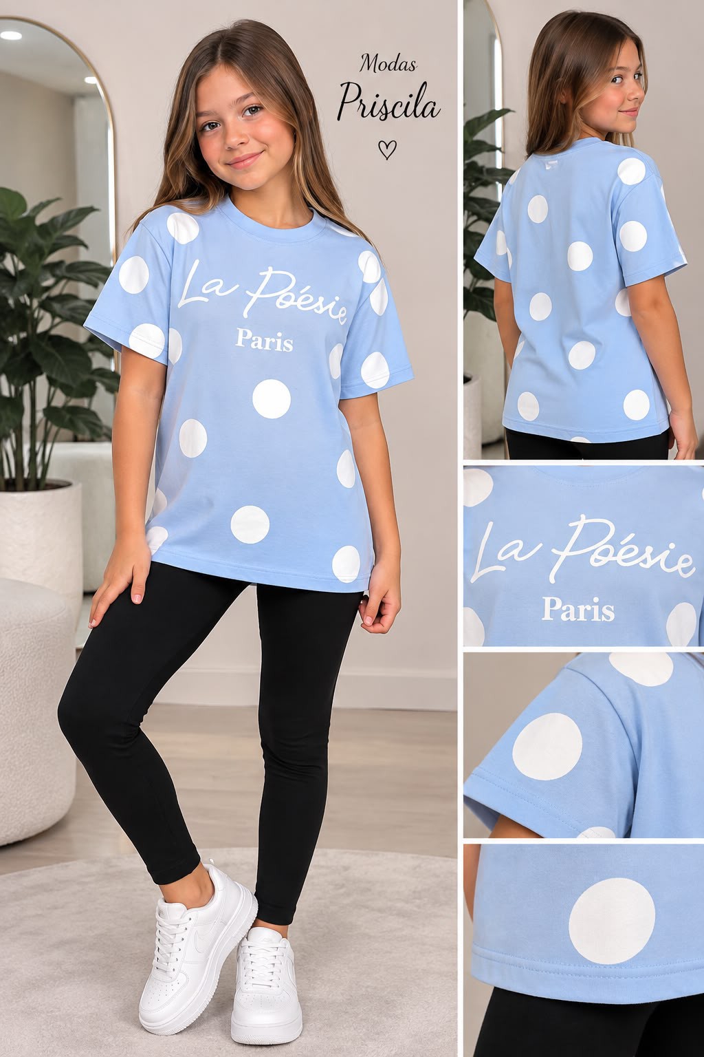 Remerones con Lunares Algodon Peinado 20.1 - Imagen 3