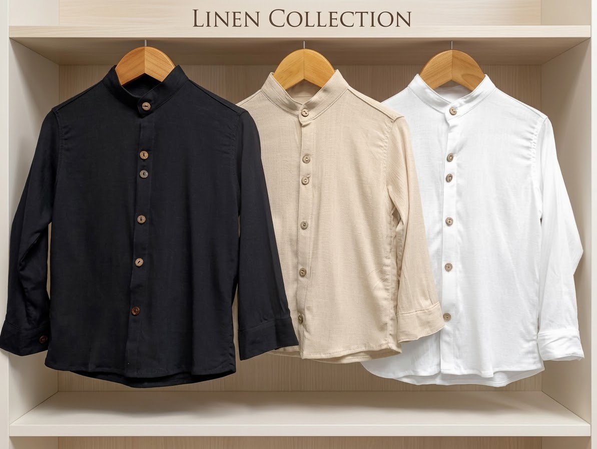 Camisa Mao Lino -niño- - Imagen 2
