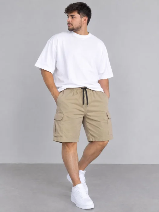 Bermuda Jogger Cargo Especial Kaki