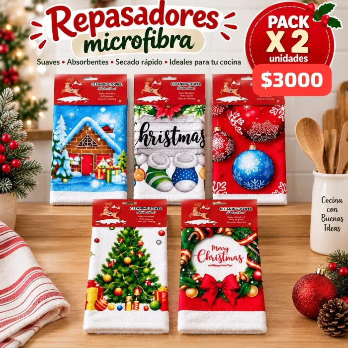 Repasador Navidad X 2