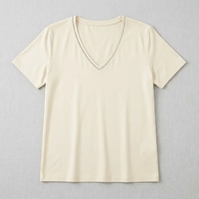 Remera Cuello V