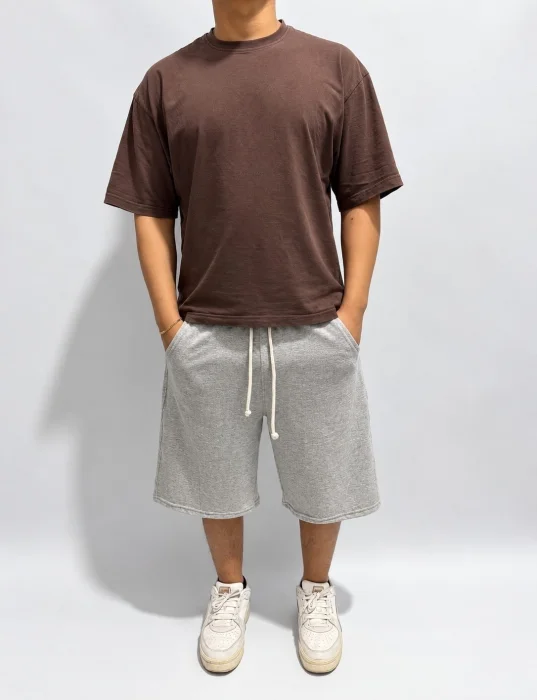 Bermuda Baggy Rustico Peinado