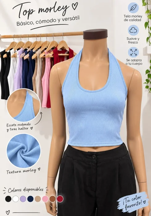 Top Halter Micromorley