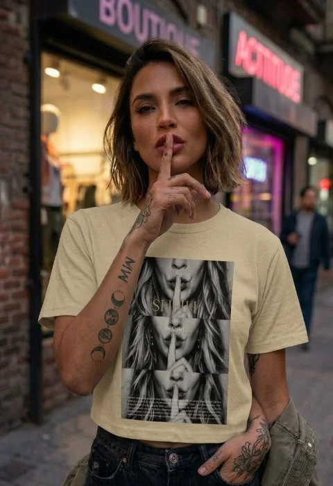 Remera Estampada Algodón