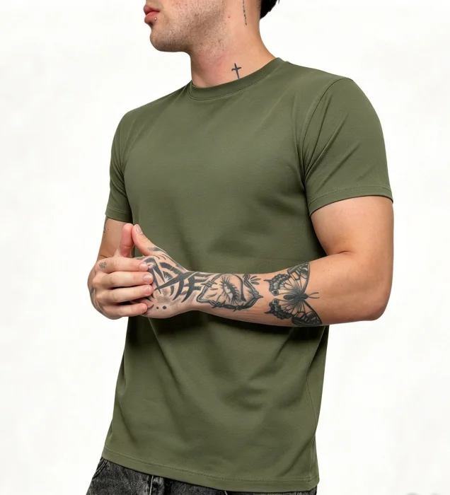 Remera Slim Fit  Verde