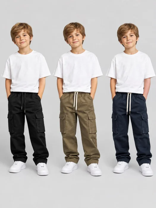 Cargos de Gabardina y Pantalon Carpintero Kids