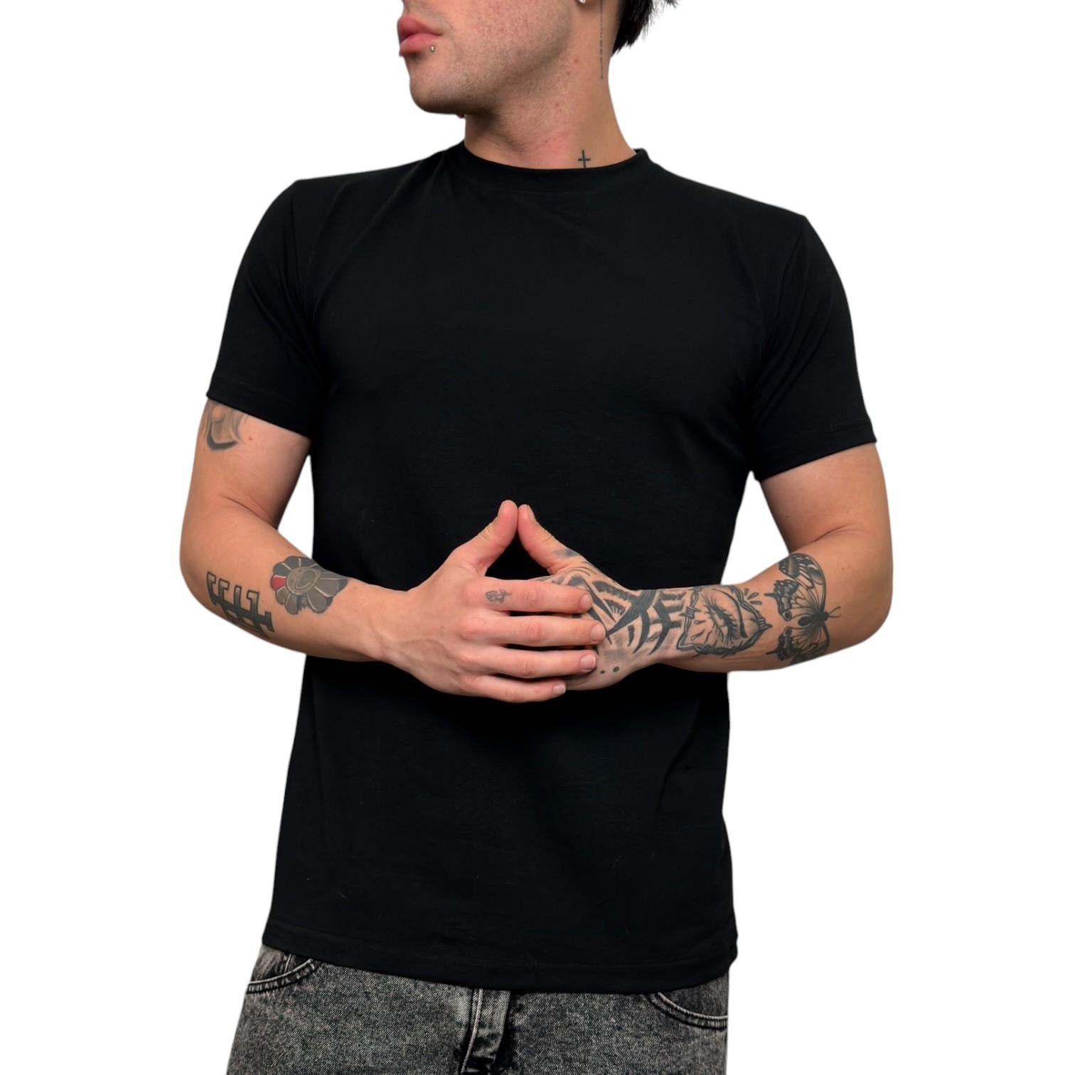 Remera Slim Fit  Negro - Imagen 4