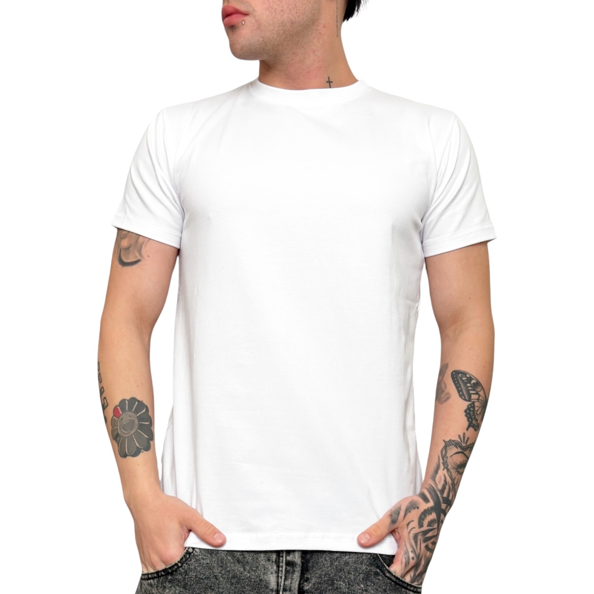 Remera Slim Fit  Blanco - Imagen 3