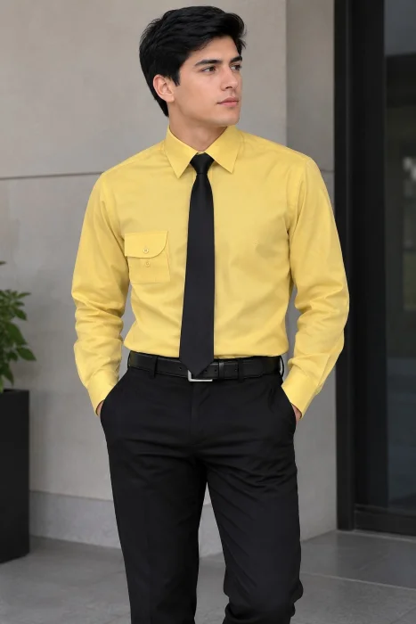 La Camisa de Vestir con un Bolsillo