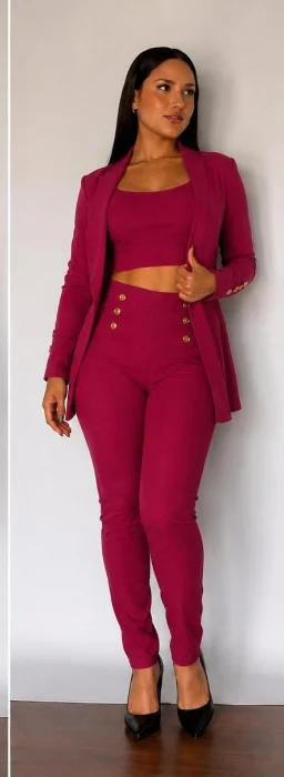 Conjunto Sastrero de 3 Piezas de Bengalina