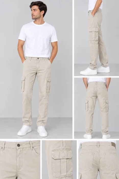 Jeans Cargo Especial Rigido