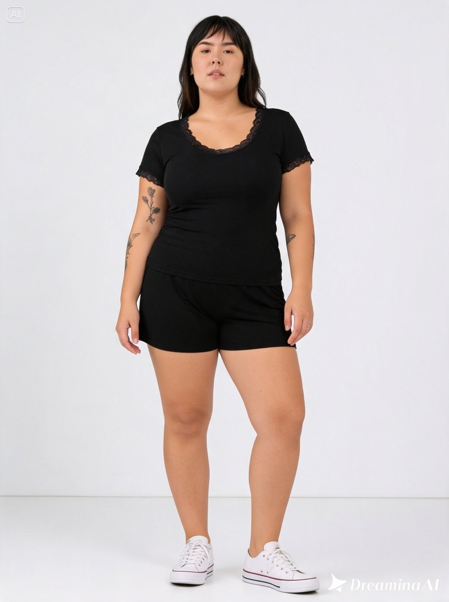 Remera Sofía (detalle Puntilla Curvy) - Imagen 2