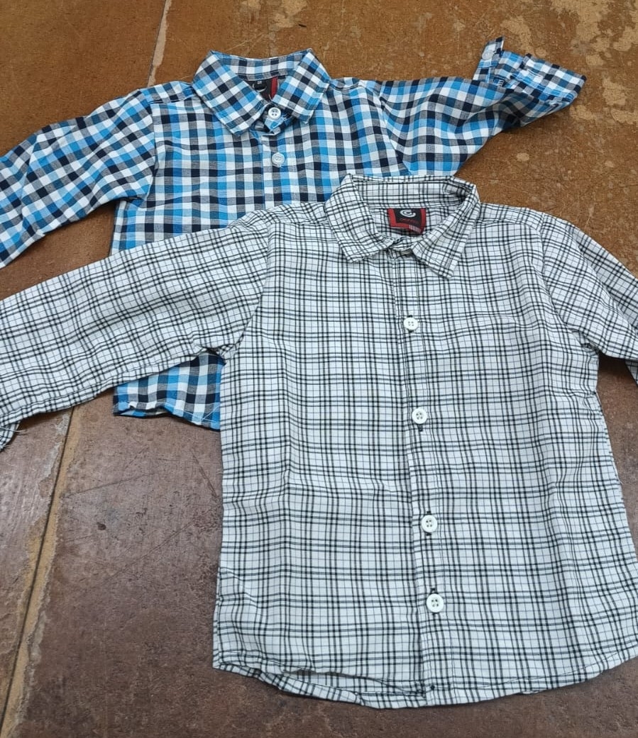 Camisa Cuadrilla Bebe, Mangas Cortas y Largas - Imagen 2