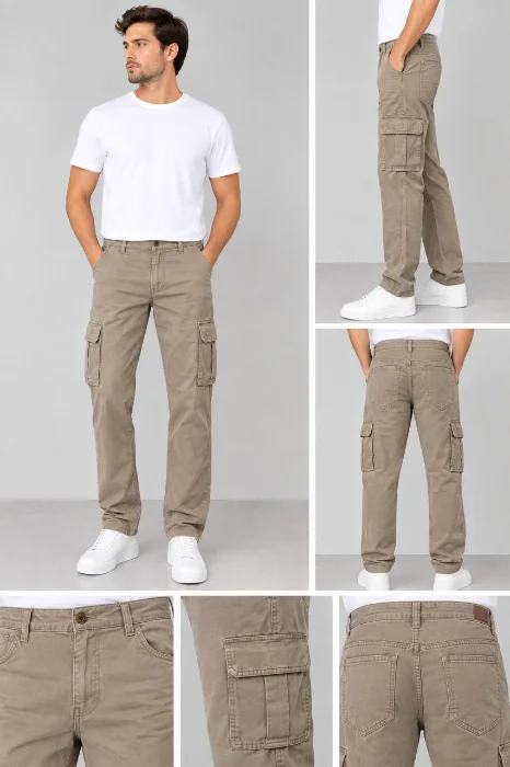 Jeans Cargo Especial Rigido