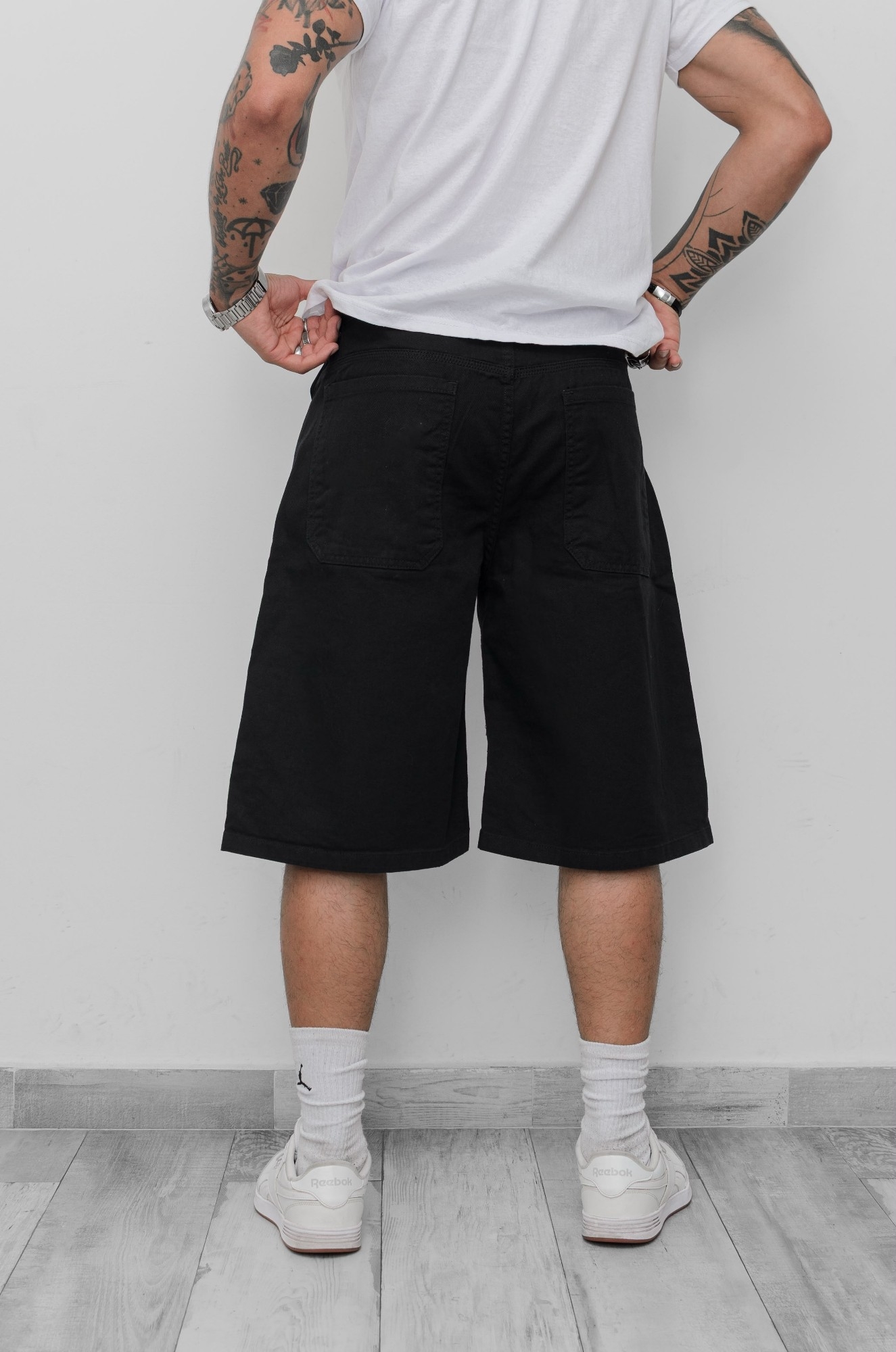 Bermudas Baggy Negro - Imagen 2
