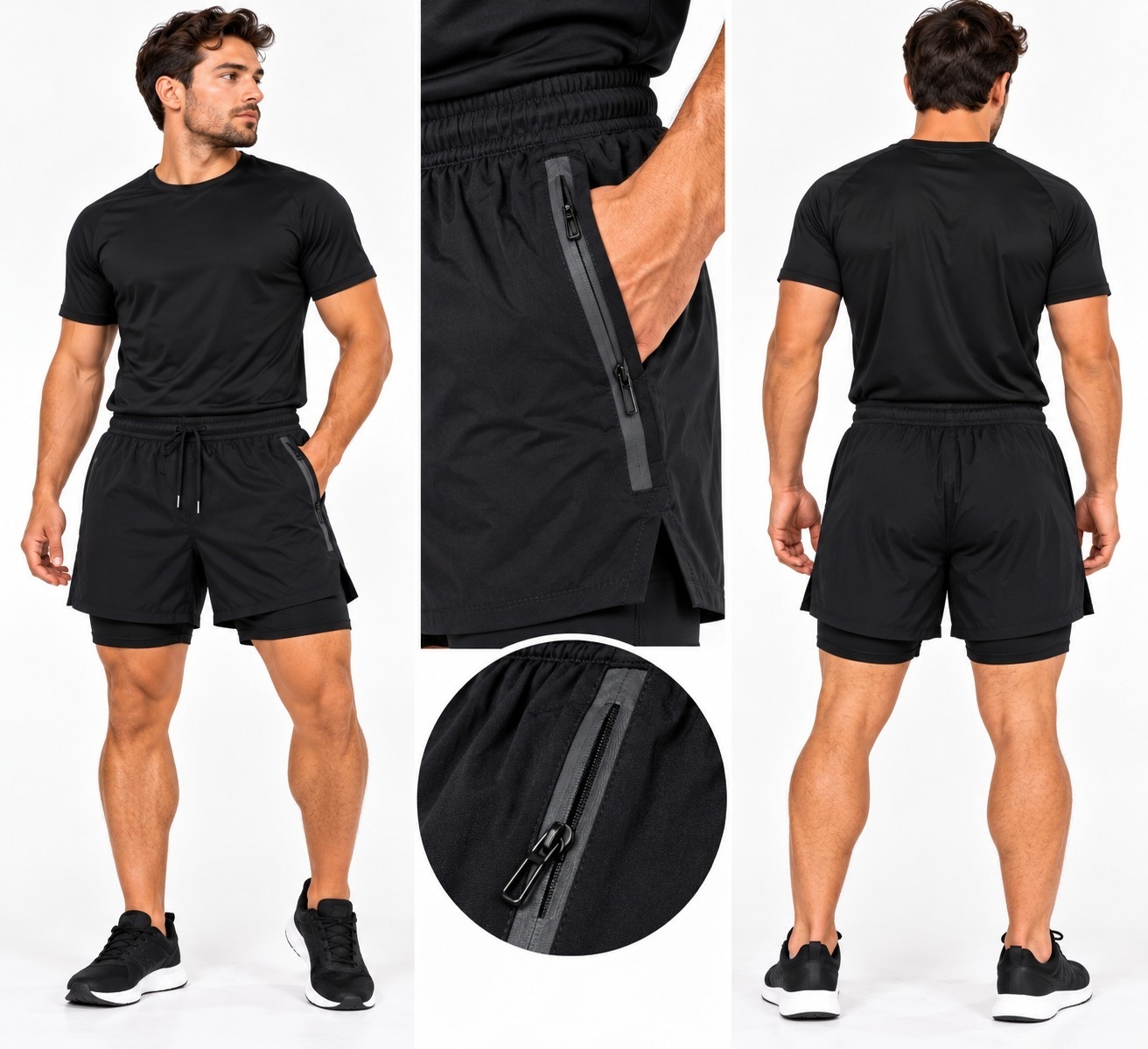 Short con Calza Suplex Excelente Calidad  Talles Especial  Talles 2xl/3xl/4xl/5xl/6x - Imagen 3