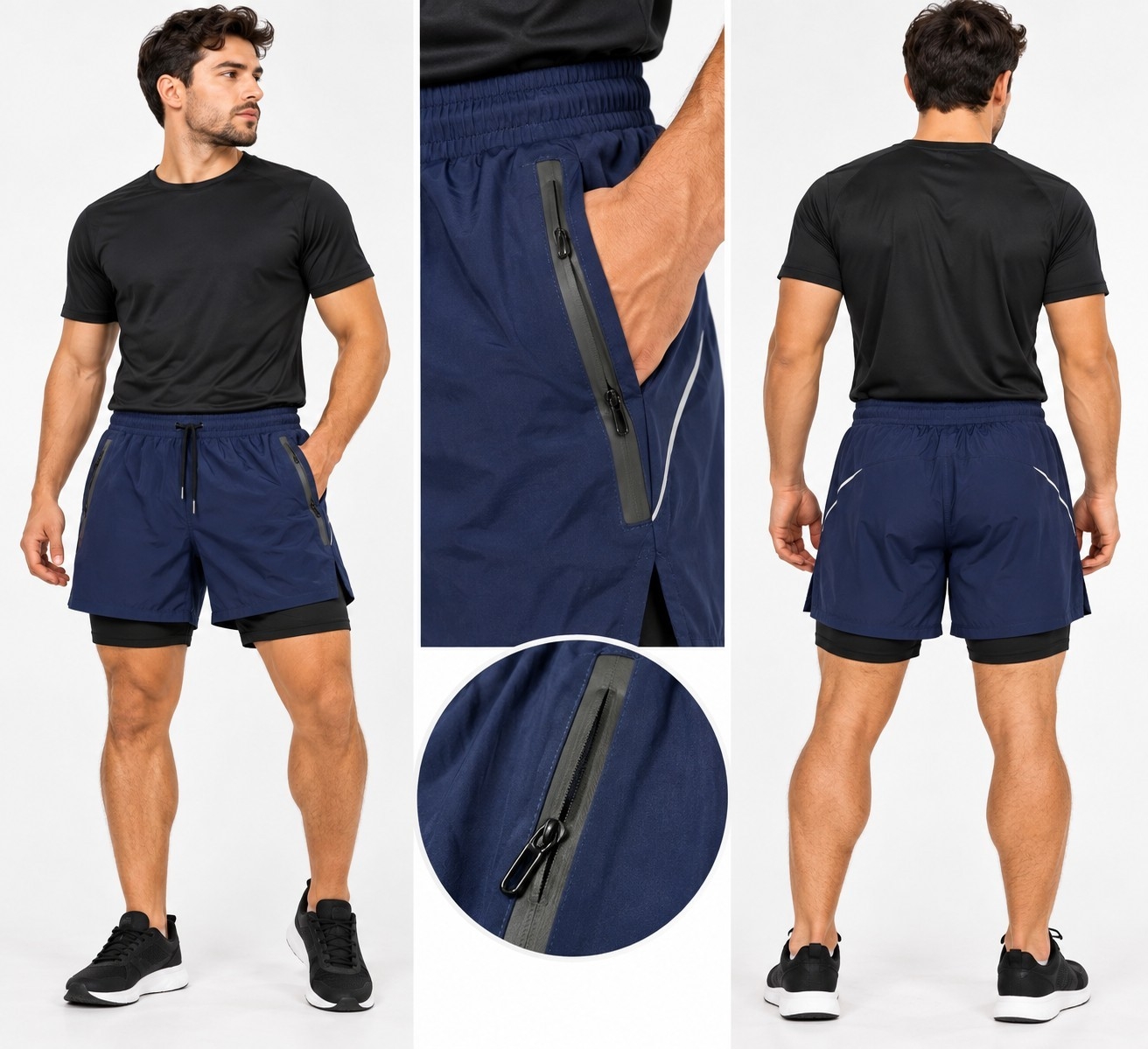 Short con Calza Suplex Excelente Calidad  Talles Especial  Talles 2xl/3xl/4xl/5xl/6x - Imagen 4