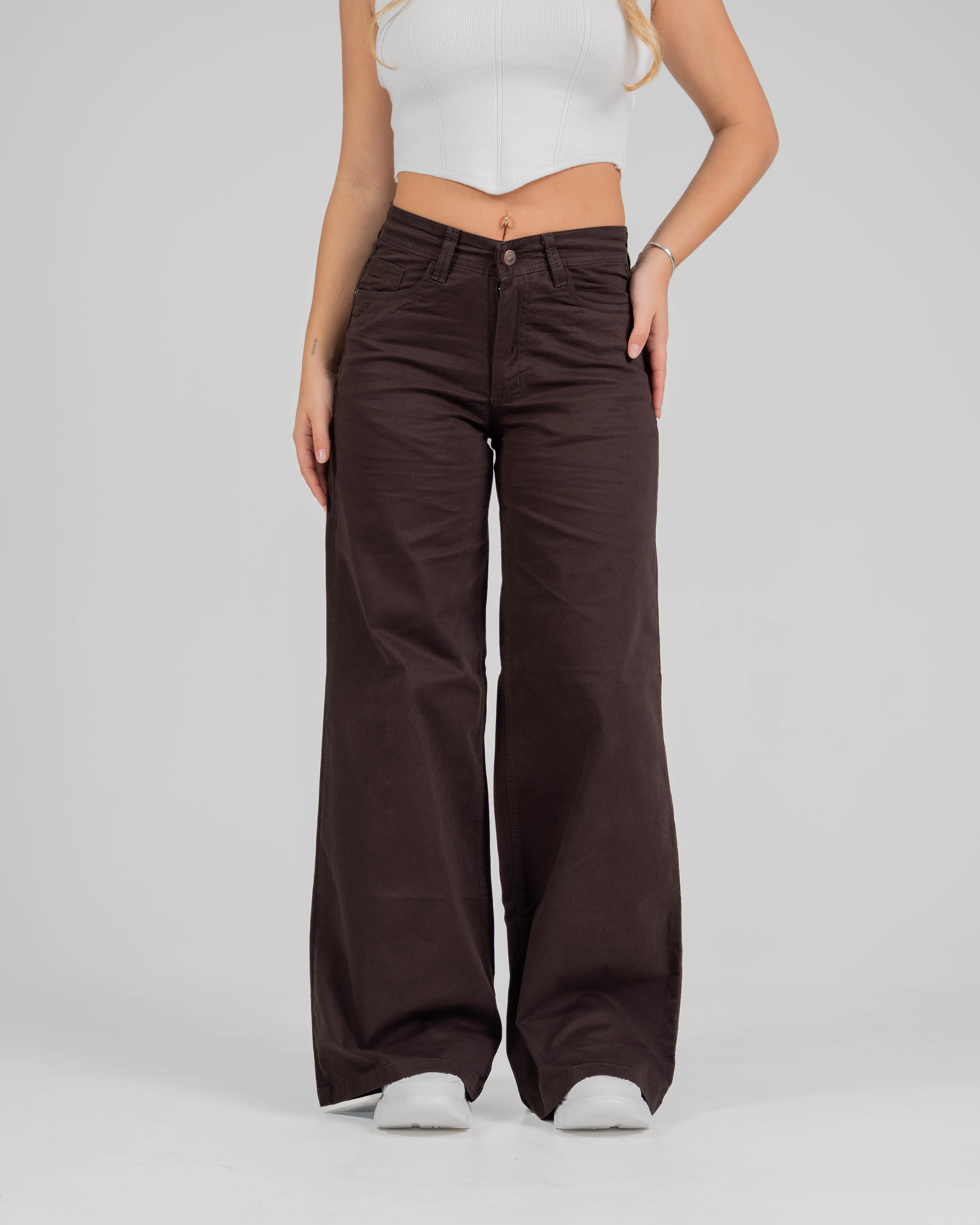 Pantalón Wide Leg Dama Gabardina - DSC06077.jpg