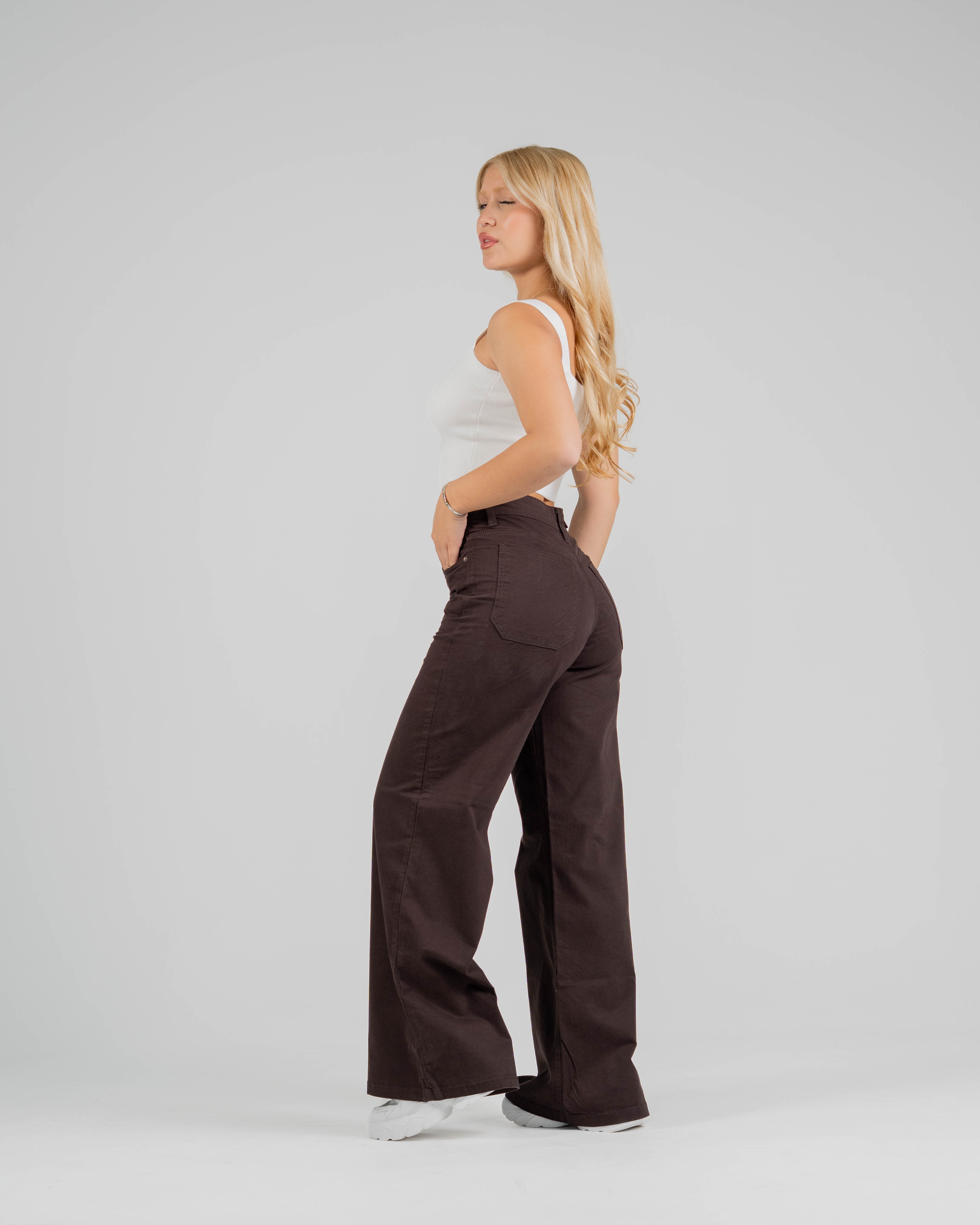 Pantalón Wide Leg Dama Gabardina - DSC06082.jpg