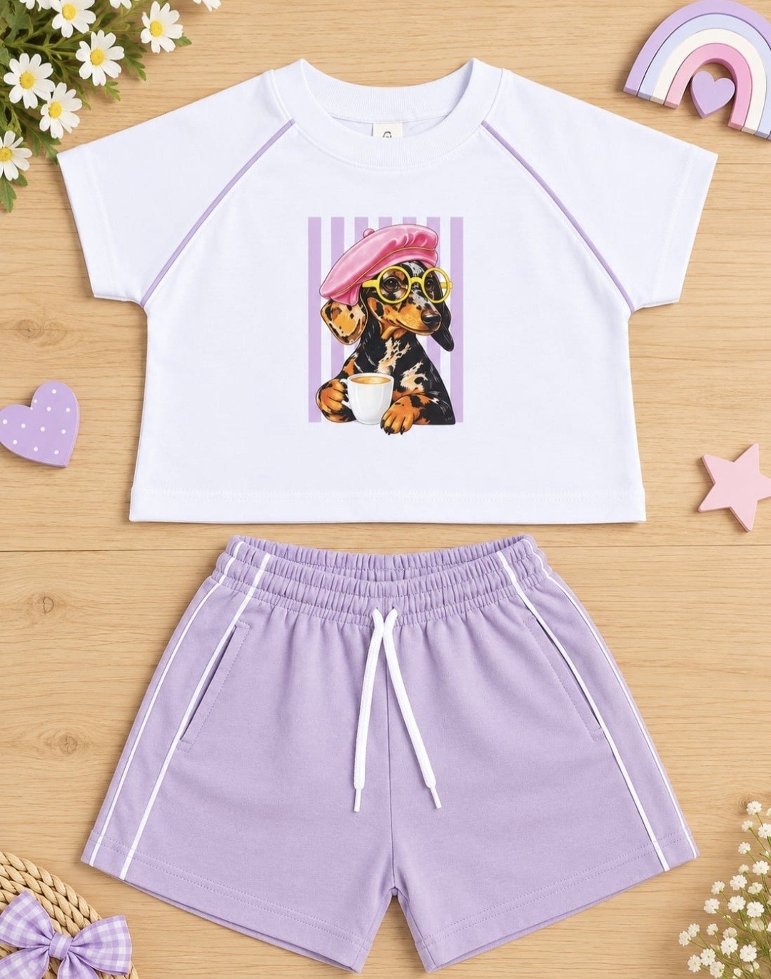 Conjunto de Nena Algodón Peinado - Imagen 3