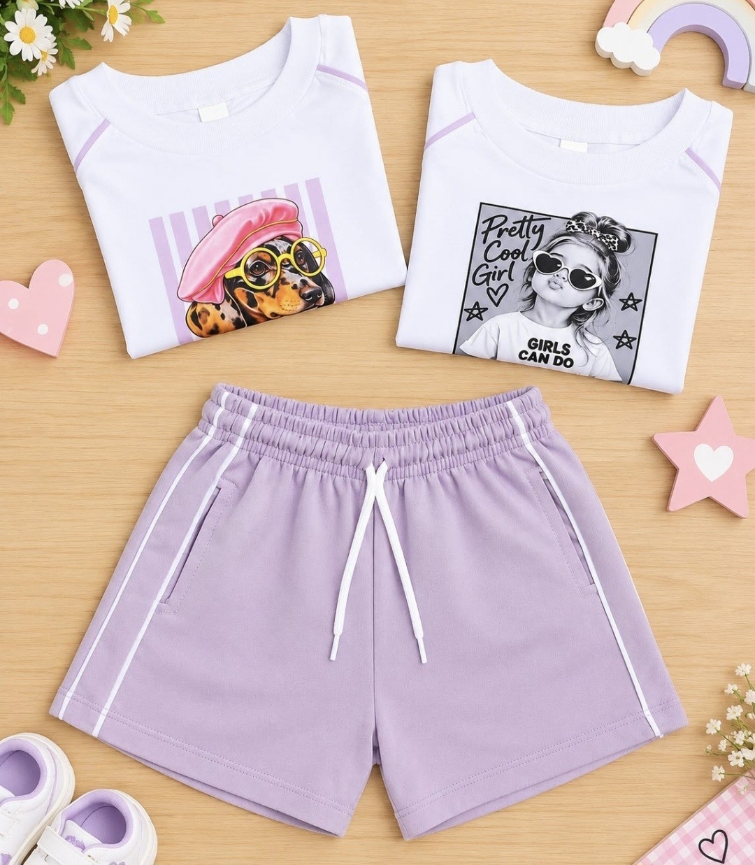 Conjunto de Nena Algodón Peinado - Imagen 4