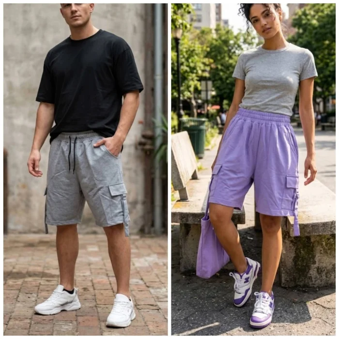 Short Cargo Unisex Rústico