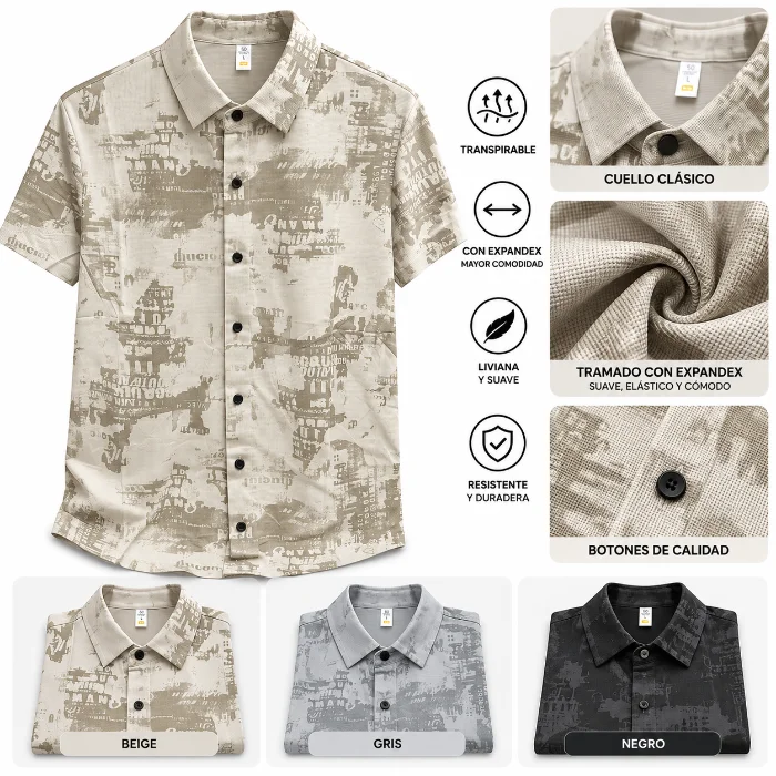 Camisa Estampada Importada Premium
