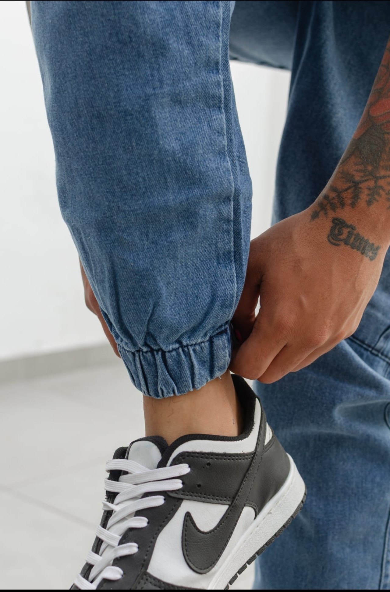 Jogger Jeans Cargo Celeste Localizado - Imagen 2