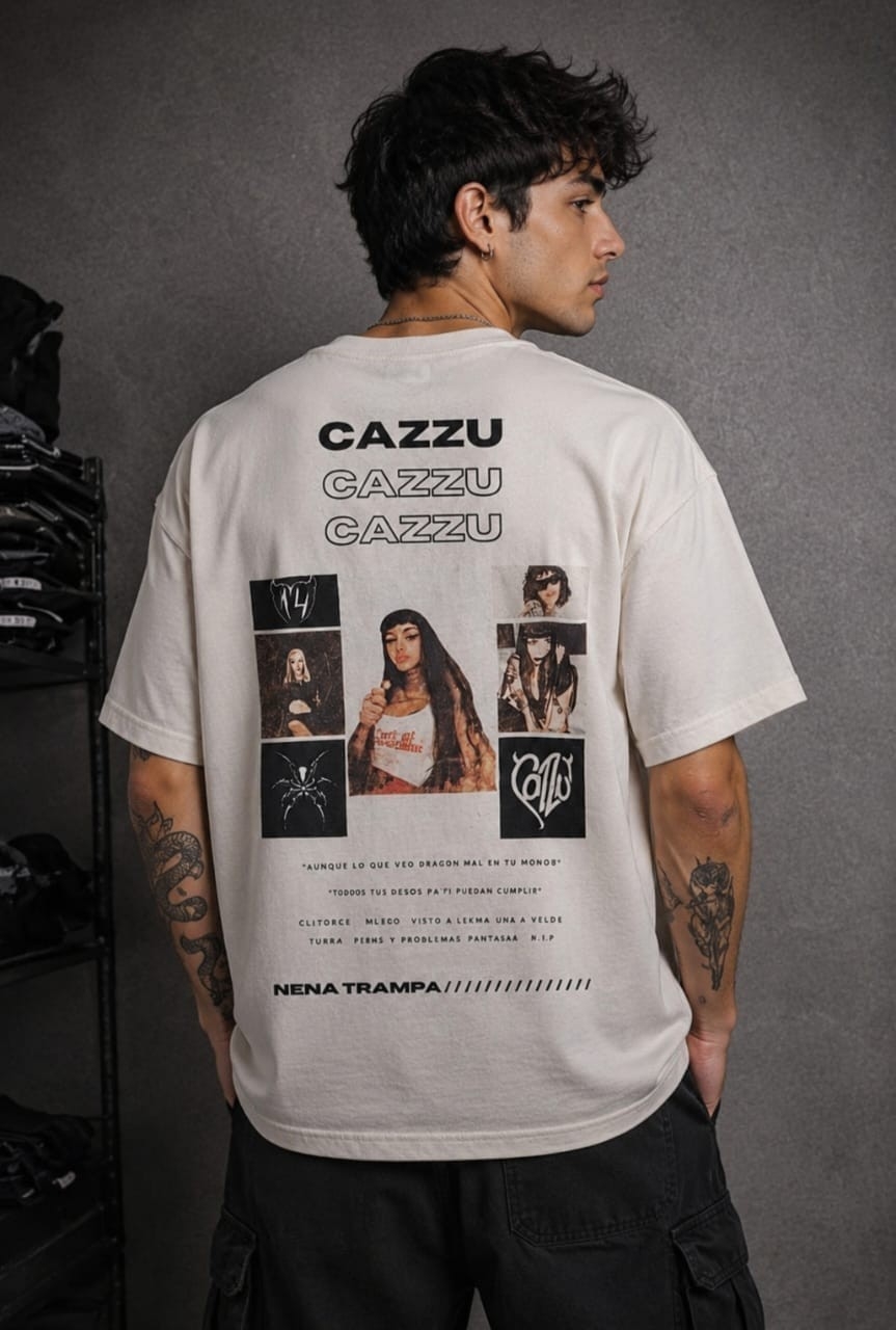 (art:rh10) Cazzu Remera Algodón - Imagen 5